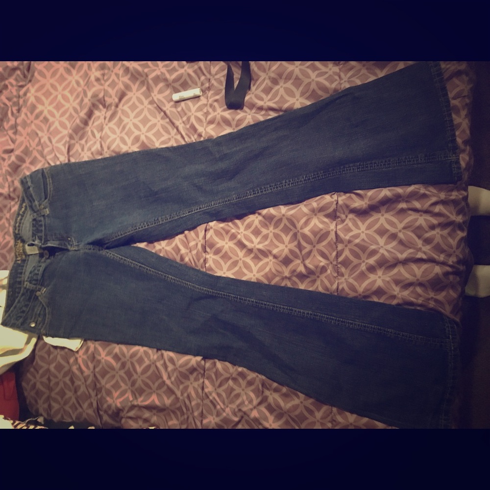 Arizona jeans, size 9 long, flared leg